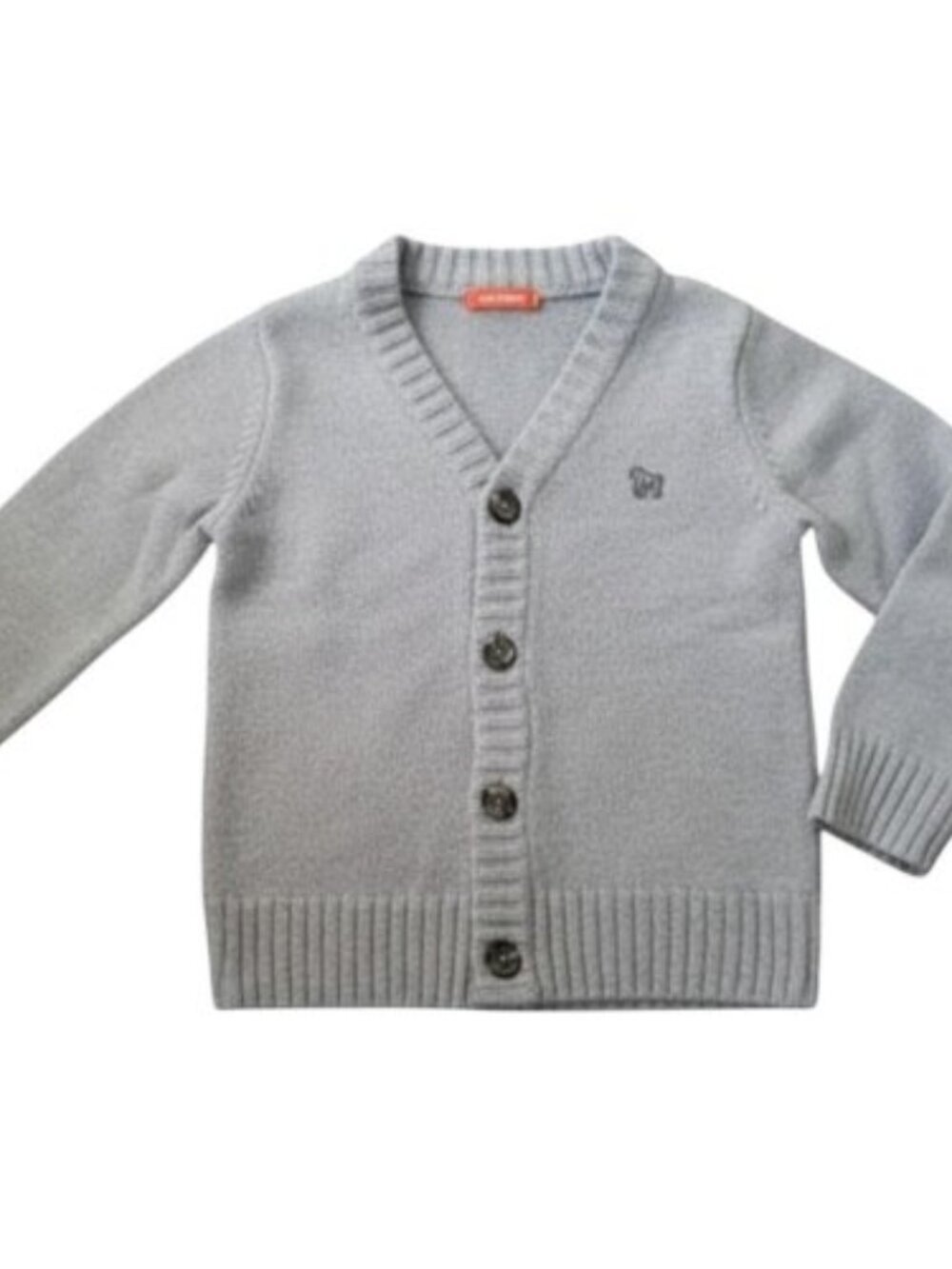 JOE FRESH Button Front Gray Cardigan Sweater Boys Size 2